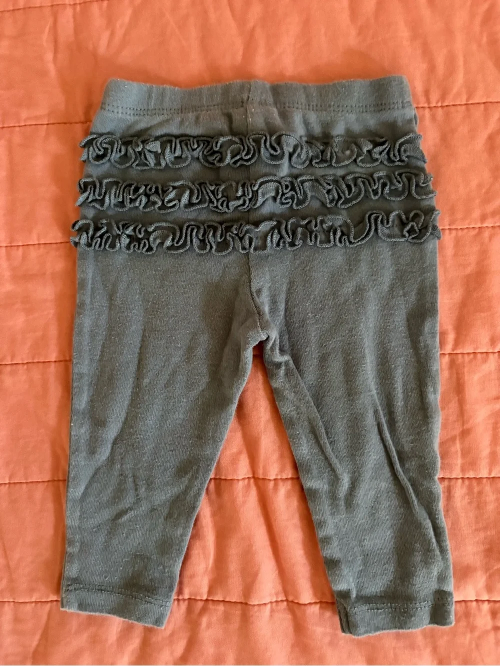 Carter's Girls Leggings & Plaid Bloomers - Navy, light blue,White, Peach